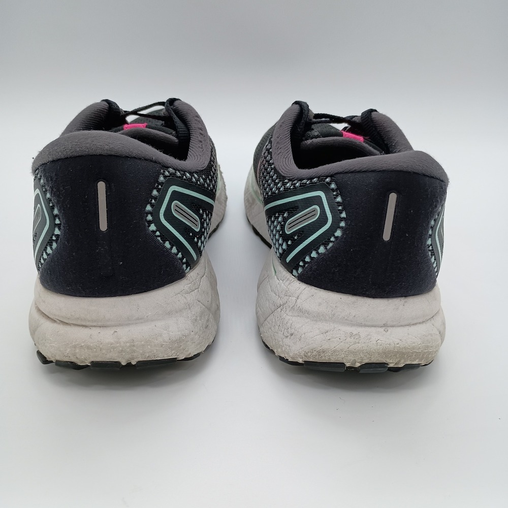 Brooks Ghost 14 Womens Running‎ Shoes Black Pink Size 11 - Picture 5 of 10